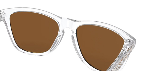 OAKLEY otr očala 9006-14 FROGSKINS XS Prizm Violet Polished Clear