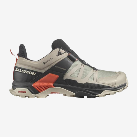 SALOMON m pohodni čevlji 417314 X ULTRA 4 GTX vintage khaki/black/cherry tomato