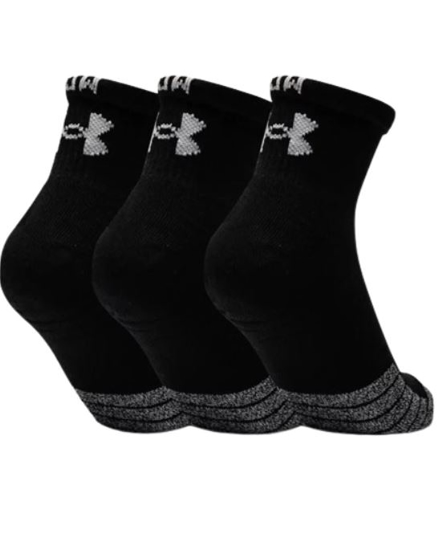 UNDER ARMOUR nogavice 1353262-001 HEATGEAR®  QUARTER SOCKS 3-PACK