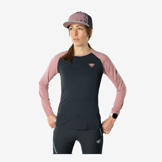 DYNAFIT ž majica 71157 3012 ALPINE PRO LONGSLEEVE blueberry mokarosa