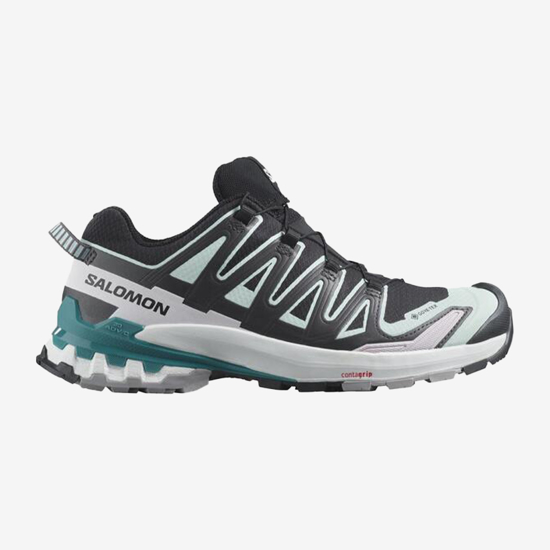 SALOMON ž trail copati 471191 XA PRO 3D V9 GTX black/bleached aqua/harbor blue