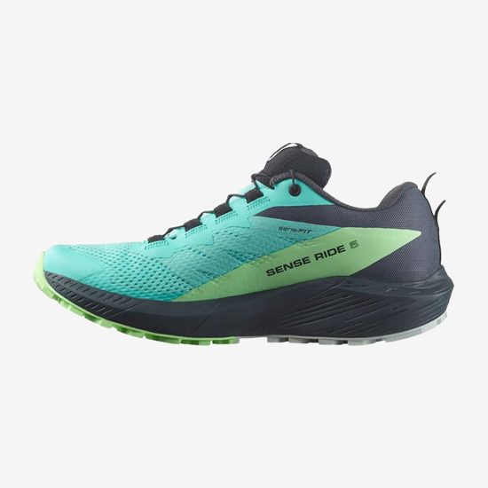 SALOMON ž trail copati 472160 SENSE RIDE 5 GTX blue radiance/green ash/india ink