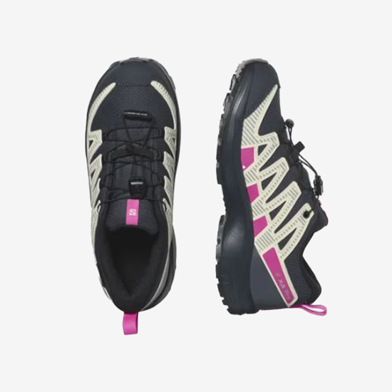 SALOMON otr pohodni copati 473108 XA PRO V8 CSWP J india ink/transparent yellow /pink glo