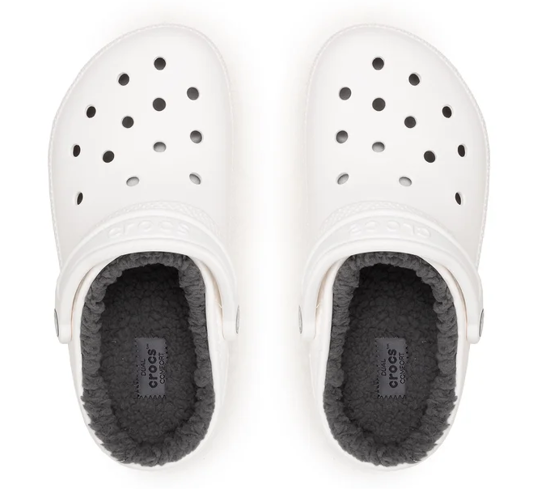 CROCS Classic Lined Clog 203591 white/grey