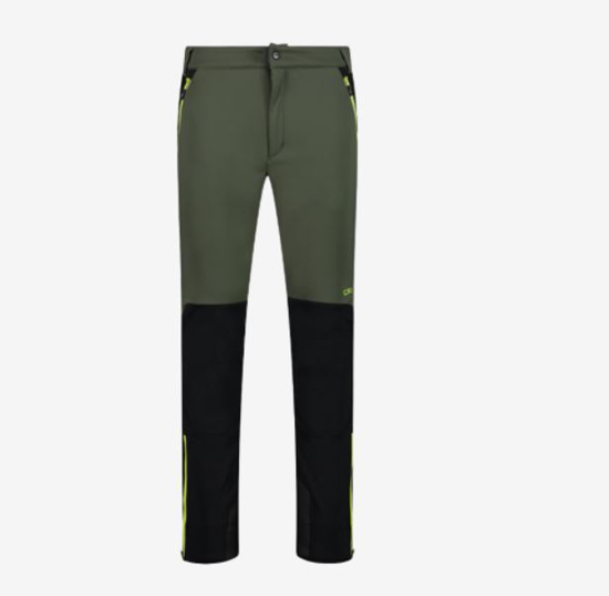 CMP m  hlače 33A2857 E319 MAN PANT oil green nero-acido