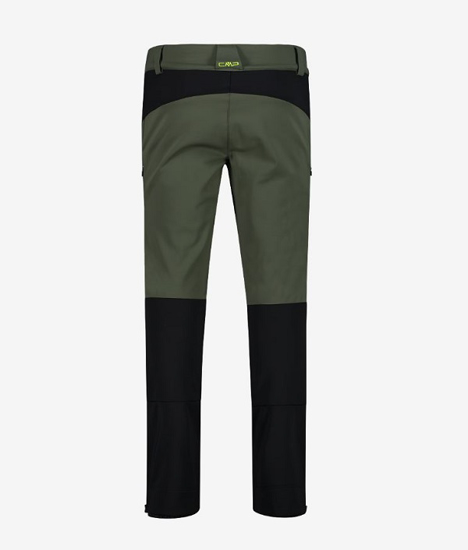 CMP m  hlače 33A2857 E319 MAN PANT oil green nero-acido