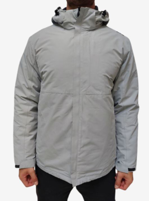 CMP m jakna 33Z1577D U433 JACKET ZIP HOOD DETACHLE IN JACKET alluminio antracite