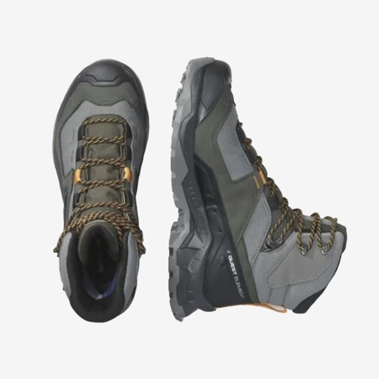 SALOMON m pohodni čevlji  471573 QUEST ELEMENT GTX pewter/beluga/buckskin