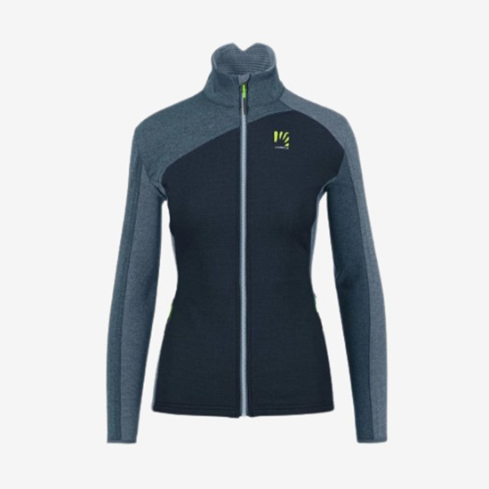 KARPOS ž jopica 2532023 035 FEDERA FULL-ZIP W FLEECE vulcan/bering sea/mountain spring