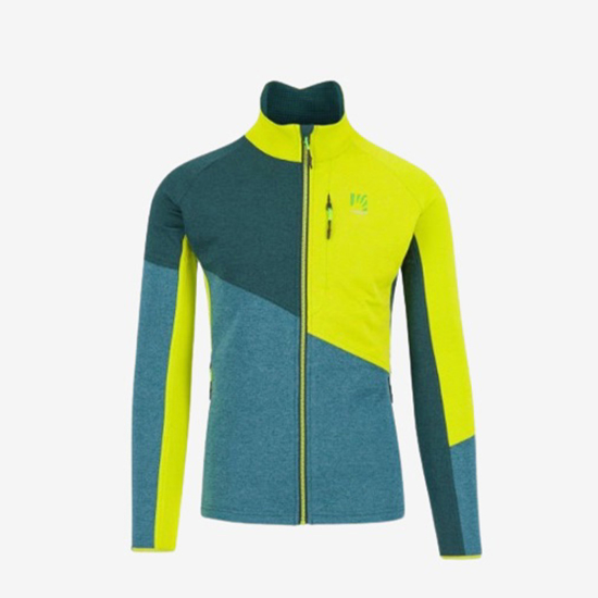 KARPOS m jopica 2531023 017 FEDERA FULL-ZIP FLEECE balsam/forest/kiwi colada