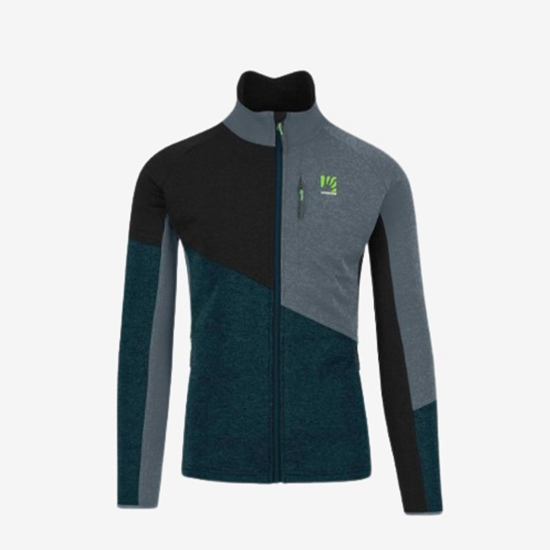 KARPOS m jopica 2531023 052 FEDERA FULL-ZIP FLEECE midnight/black/dark slate