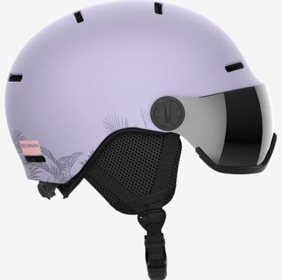 SALOMON otr smučarska čelada 473009 ORKA VISOR JR evening haze