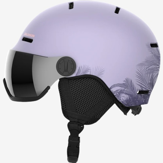 SALOMON otr smučarska čelada 473009 ORKA VISOR JR evening haze