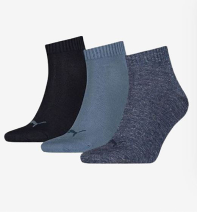 PUMA nogavice 271080001 460 QUARTER denim blue