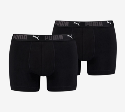 PUMA m spodnje perilo 701210962 001  COTTON 2PK BOXER black