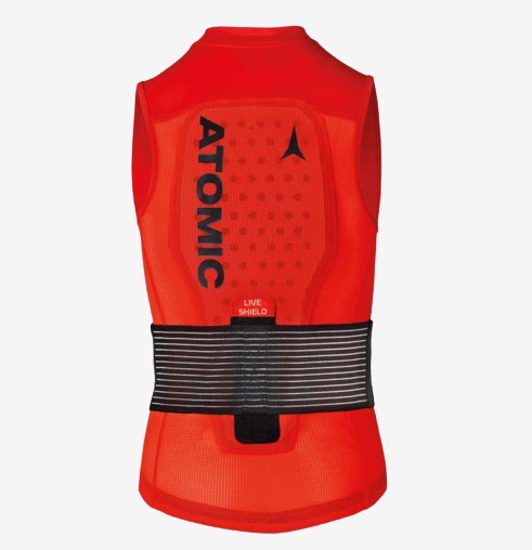 ATOMIC otr zaščita za hrbet AN5205022M LIVE SHIELD VEST JR red