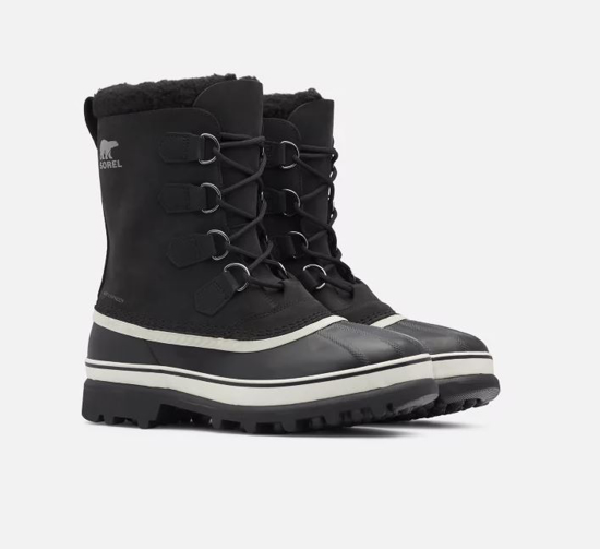 SOREL m škornji NM1000 016 CARIBOU™ WATERPROOF Black/Dark Stone