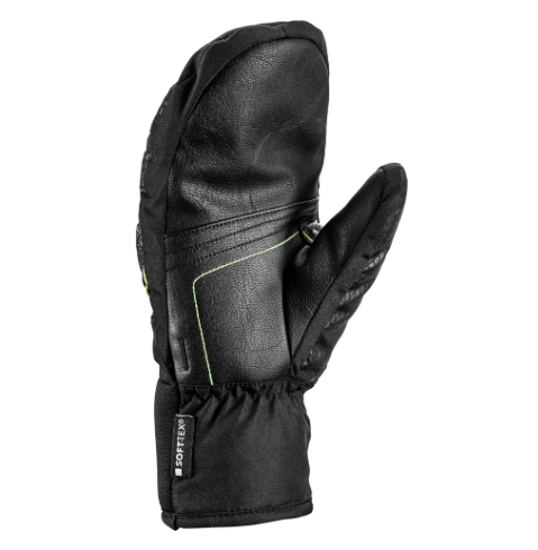 LEKI otr smučarske rokavice 653804801 WCR TEAM 3D JR MITT black-ice lemon