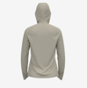 ODLO ž tekaška majica 312961 10703 THE WOMEN'S RUN EASY MID LAYER HOODIE  silver cloud melange