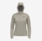 ODLO ž tekaška majica THE WOMEN'S RUN EASY MID LAYER HOODIE silver cloud melange