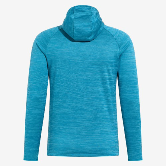 ODLO m tekaška majica 312962 21026 THE MEN'S RUN EASY MID LAYER HOODIE saxony blue melange