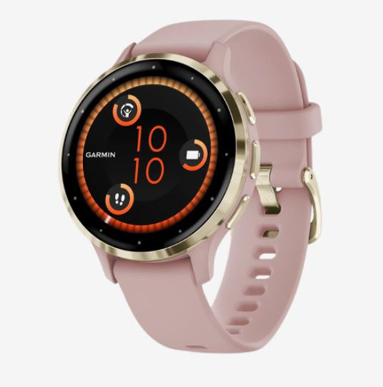 GARMIN športna ura VENU 3S 010-02785-03 dust rose, soft gold