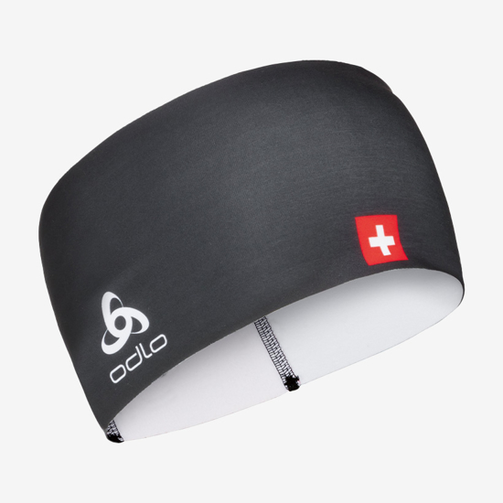 ODLO trak za glavo 775500 60067COMPETITION FAN WARM HEADBAND black