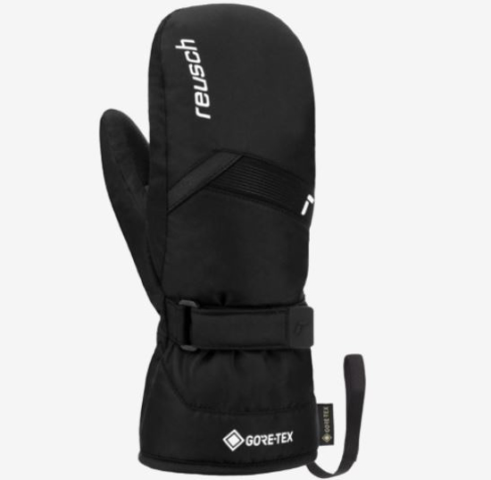 REUSCH otr smučarske rokavice 6261605 7701 FLASH GORE-TEX JUNIOR MITTEN black white