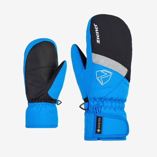 Ziener Lejanos As(r) Mitten Glove Junior, Guanti da Sci/Sport Invernali, Impermeabili, Traspiranti Bambini, Nero-Black/Graphite, 6