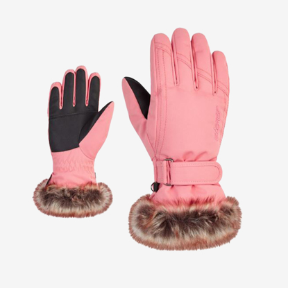 ZIENER otr smučarske rokavice 801938 354 LIM GIRLS pink vanilla