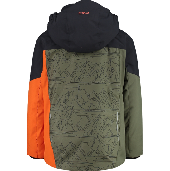 CMP otr bunda 33W0064 00ZP KID JACKET olive orange