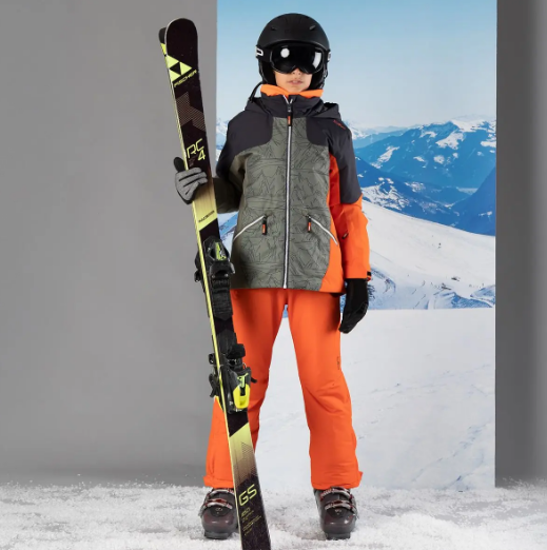 CMP otr smučarske hlače 3W15994 C704 KID SALOPETTE orange