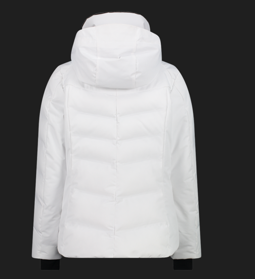 CMP ž bunda 33W0376 A001 JACKET FIX HOOD white