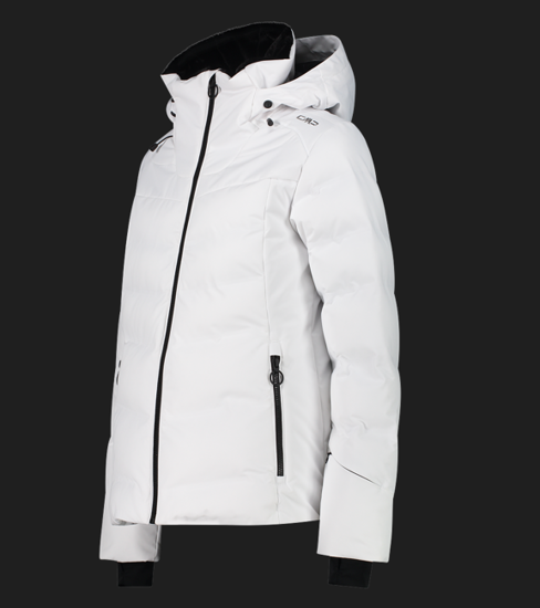 CMP ž bunda 33W0376 A001 JACKET FIX HOOD white