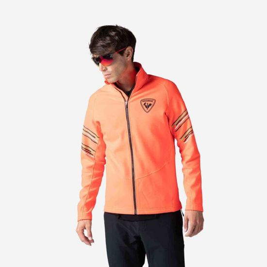 ROSSIGNOL m jopica RLMML18 316 HERO CLIM FLEECE JACKET neon red