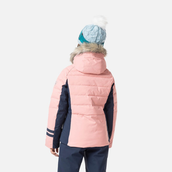 ROSSIGNOL otr smučarska bunda RLMYJ23 34C GIRLS' POLYDOWN SKI JACKET cooper pink