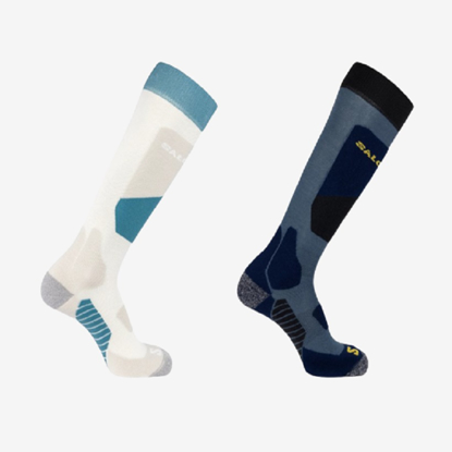 SALOMON odr smučarske nogavice 2168100 S/ACCESS 2-PACK copen blue egret