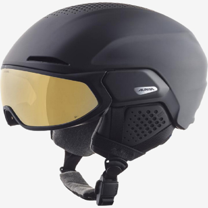 ALPINA odr smučarska čelada A9236 33 ALTO Q-LITE black matt