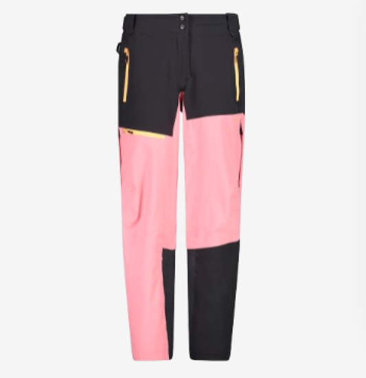 CMP ž turno hlače 32W3676 45UP WOMAN PANT pink black