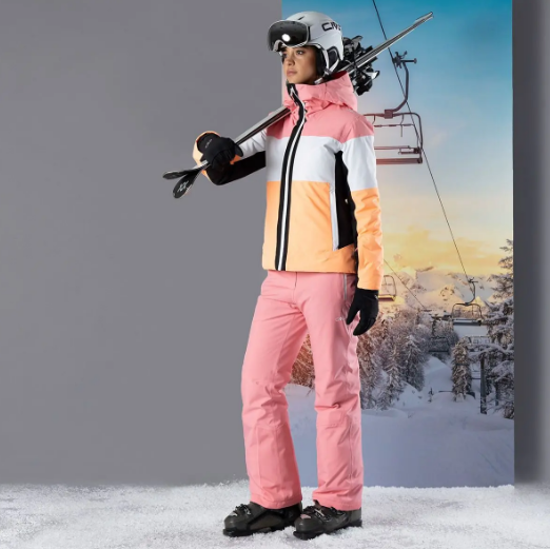 CMP ž smučarske hlače 39W1716 B634 TWILL pink