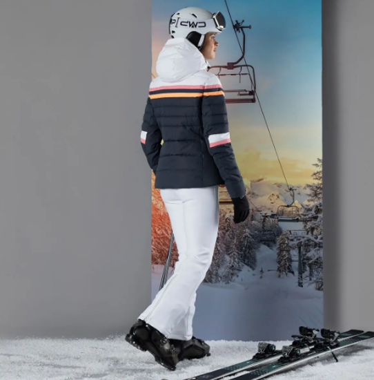 CMP ž bunda 33W0736 U911 SKI JACKET WITH 3M THINSULATE white