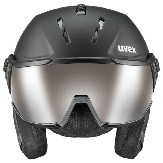 UVEX odr smučarska čelada S56626140 INSTINCT VISOR PRO V black matt