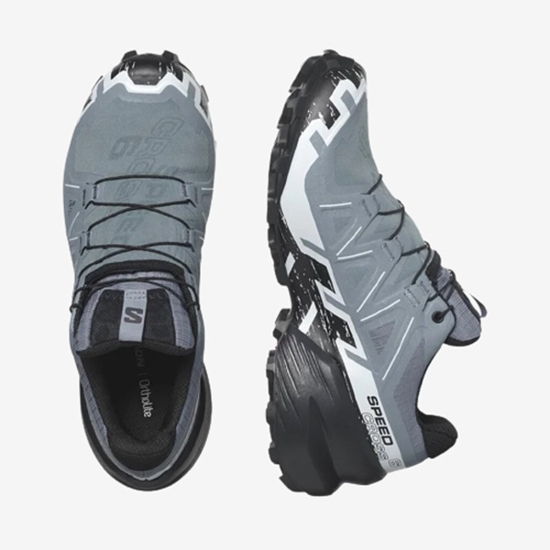 SALOMON ž trail copati 473023 SPEEDCROSS 6 GTX flint stone black heather
