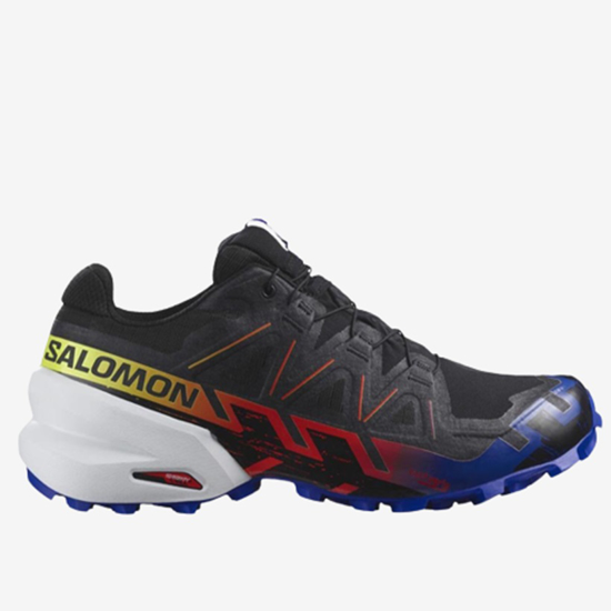 SALOMON ž trail copati 472023 SPEEDCROSS 6 GTX black surf the web safety yellow