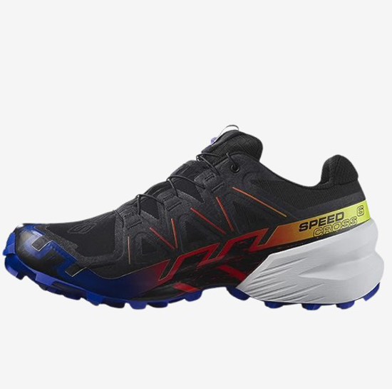 SALOMON ž trail copati 472023 SPEEDCROSS 6 GTX black surf the web safety yellow
