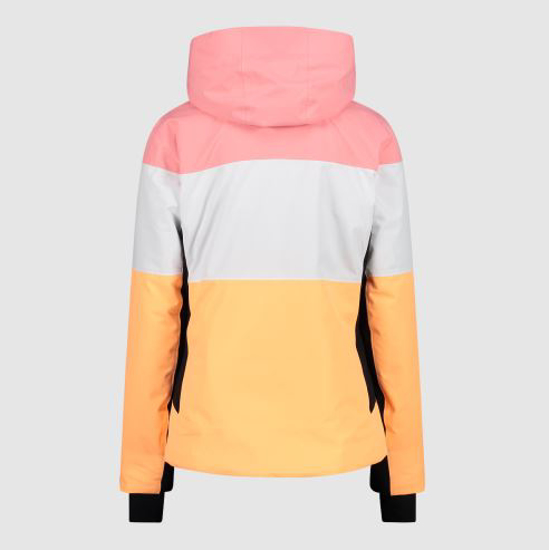 CMP ž bunda 33W0706 B525 JACKET FIX HOOD pink orange