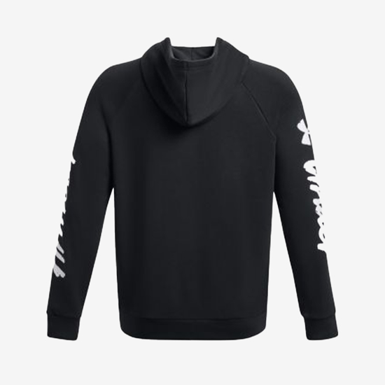 UNDER ARMOUR m kapucar 1379760-001 RIVAL FLEECE GRAPHIC black