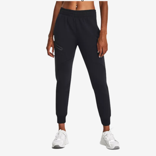 UNDER ARMOUR ž hlače 1379846-001 UNSTOPPABLE FLEECE JOGGERS black