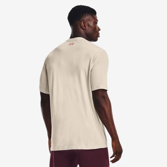 UNDER ARMOUR m majica 1361733-110  ROCK BRAHMA BULL SHORT SLEEVE beige rose