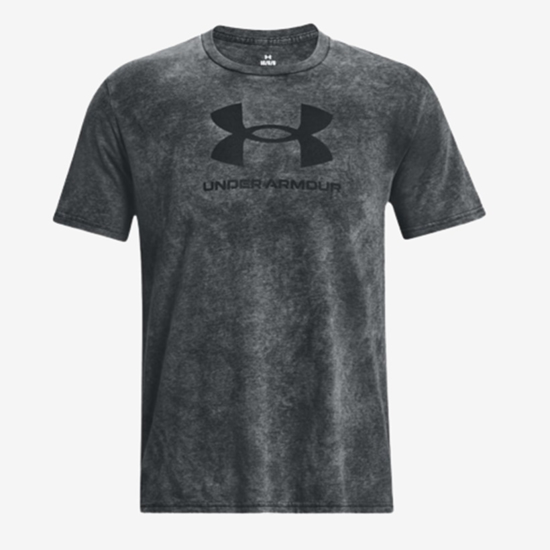 UNDER ARMOUR m majica 1377283-002 WASH TONAL SPORTSTYLE anthracite